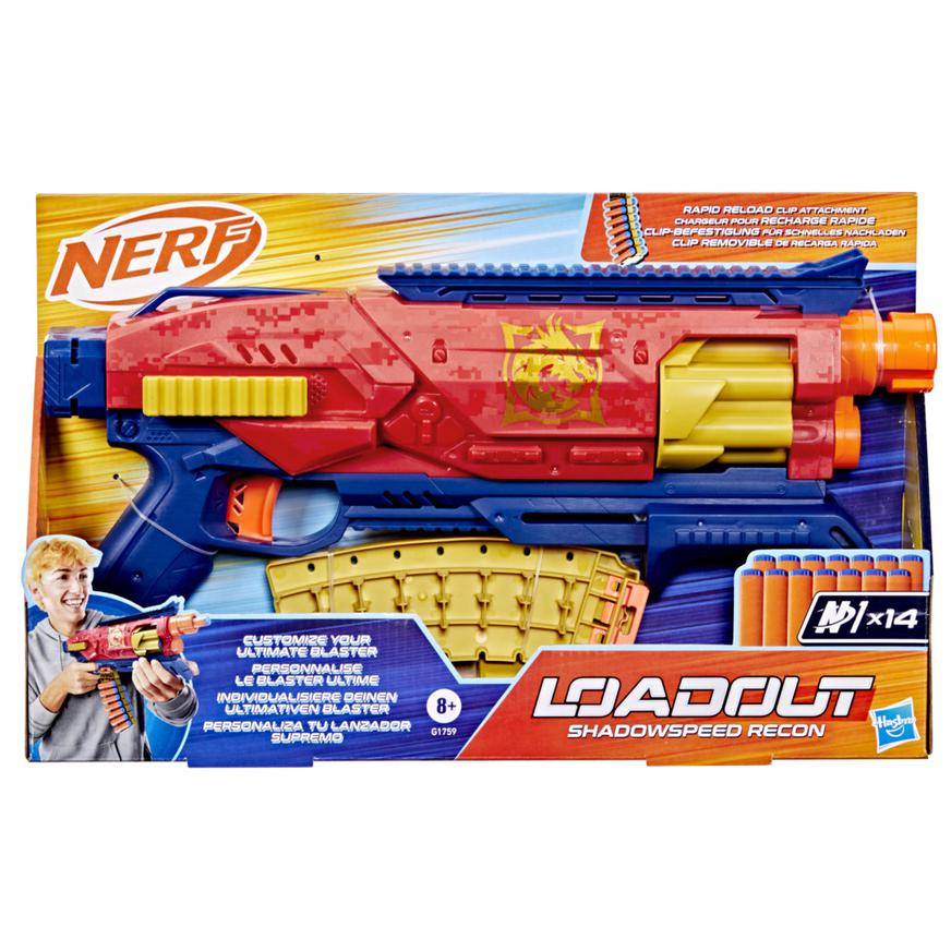 Lanzador Nerf Loadout: Shadowspeed Recon X 14 Dardos N1 image number 0