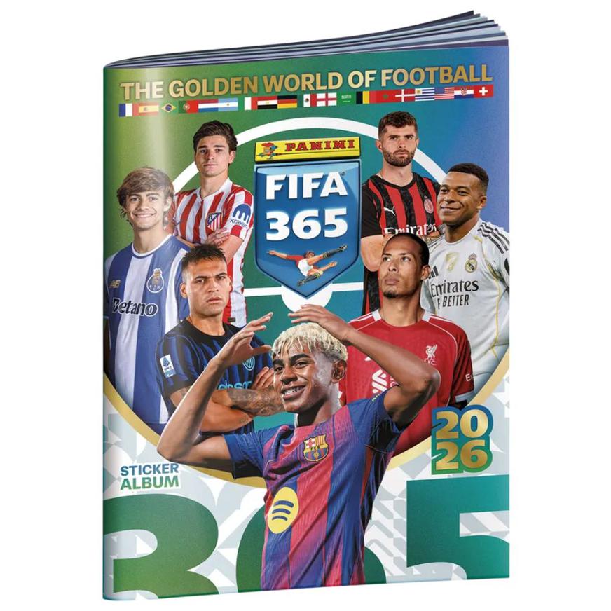 &Aacute;lbum Panini FIFA 365 2026 Tapa Blanda