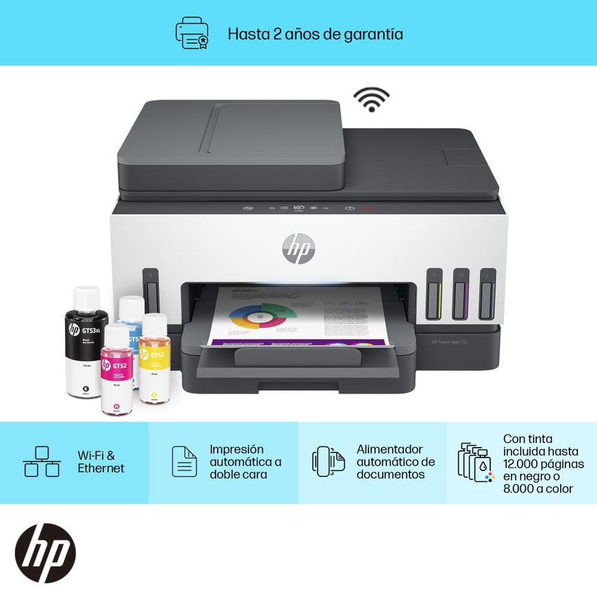 Impresora Hp Multifuncional Smart Tank 790 image number 0