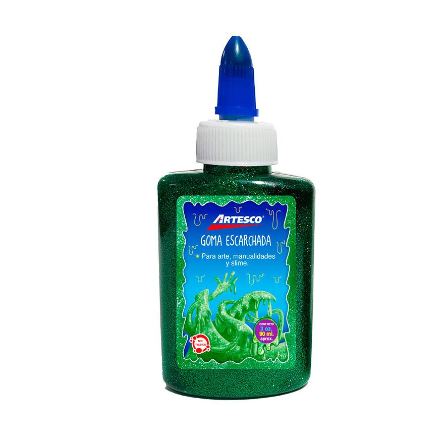 Goma Escarchada Artesco Verde Con Aplicador 3 Oz image number 0