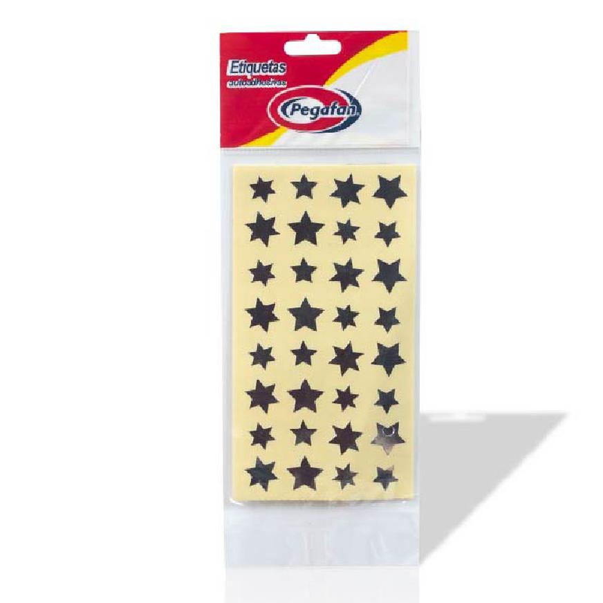 Etiqueta Adhesiva Pegafan Estrellita Plateada X 96 Und image number 0