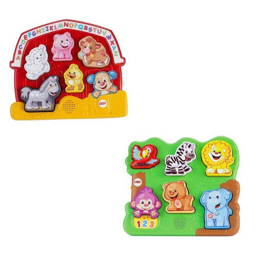 Rompecabeza Fisher Price R&iacute;e Y Aprende Sonidos De Animales Surtido image number 0